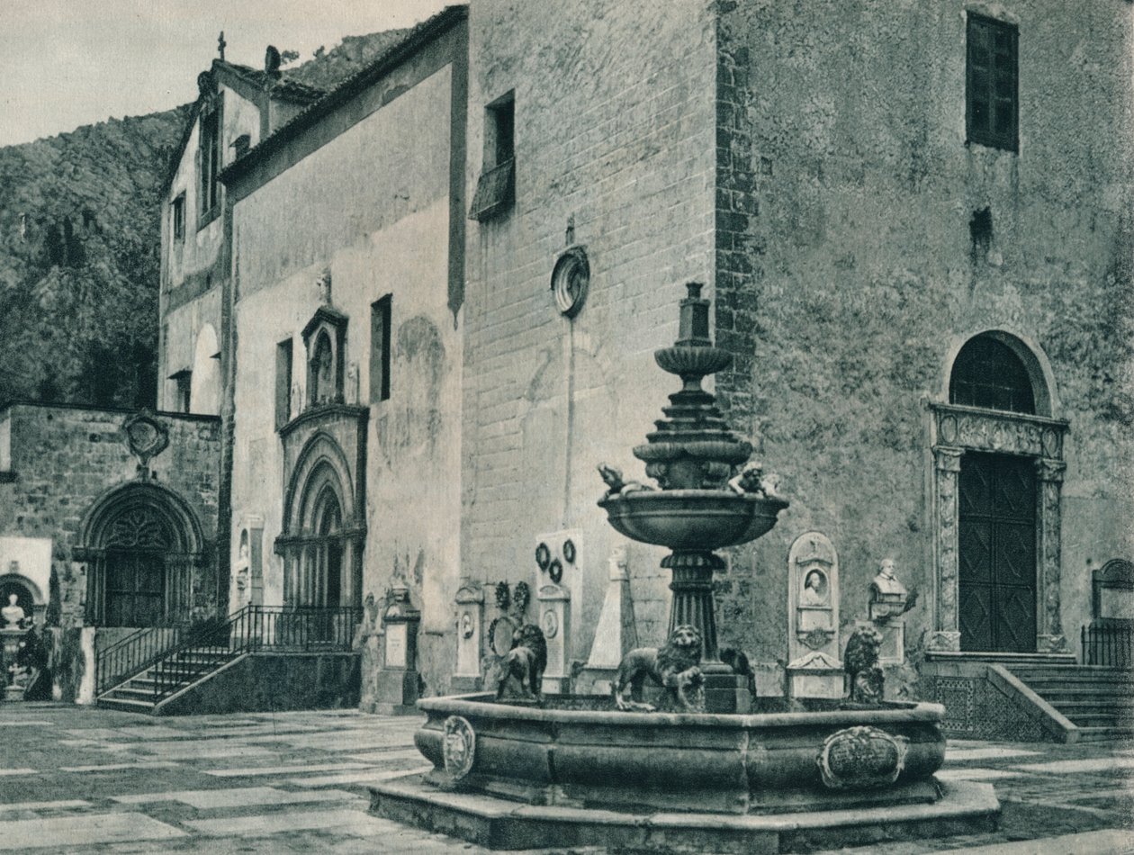 Openbare fontein, Palermo, Sicilië, Italië, 1927 door Eugen Poppel