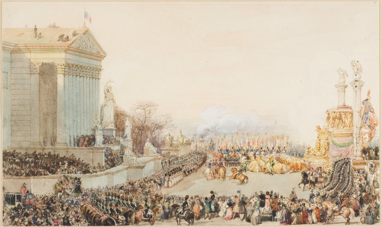 De Overbrenging van de As van Napoleon: 15 December door Eugene Louis Lami
