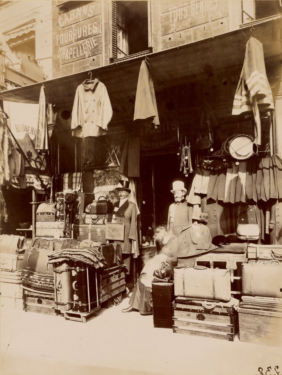 Winkel - rue du Petit Thomas door Eugène Atget