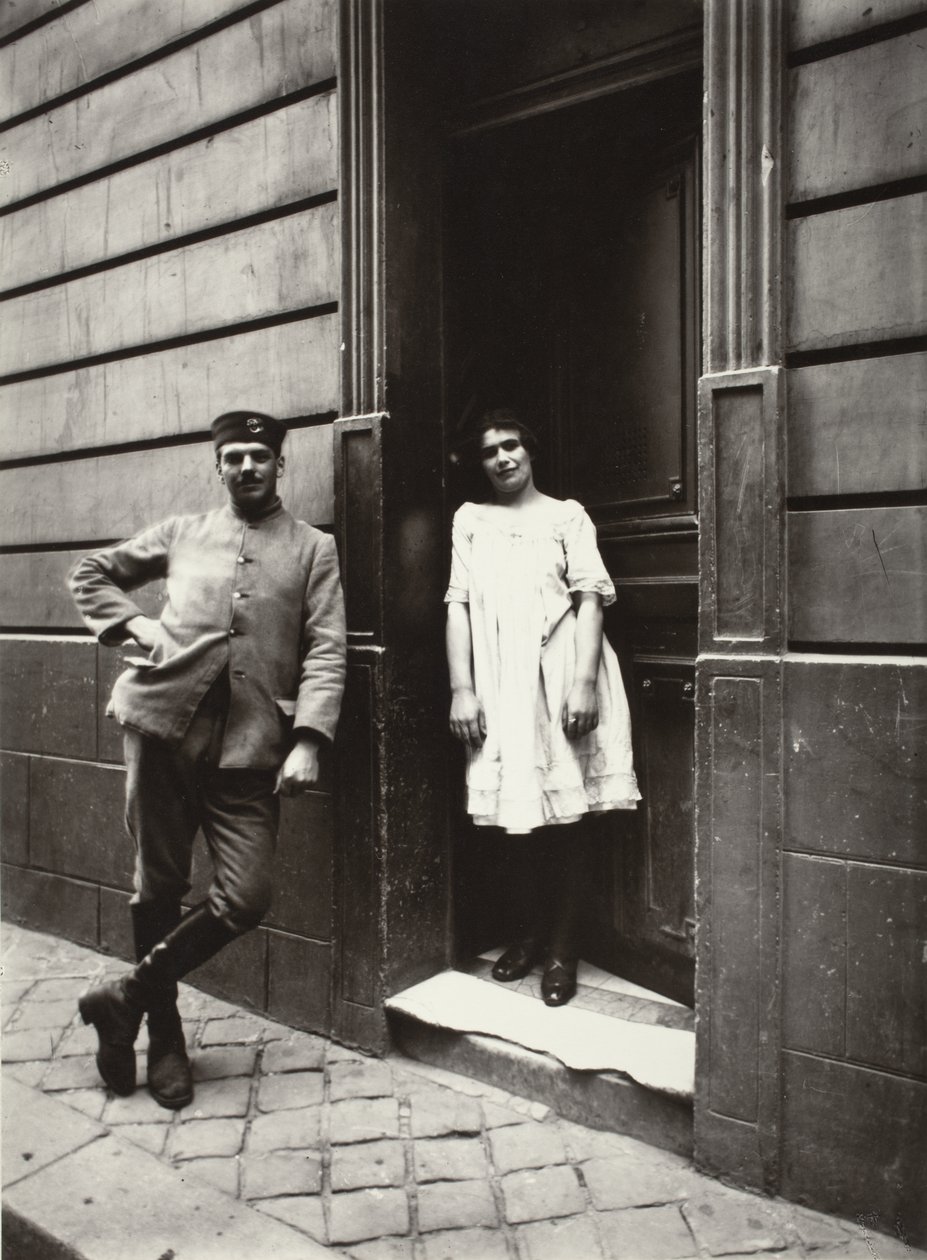 Bordeel door Eugène Atget