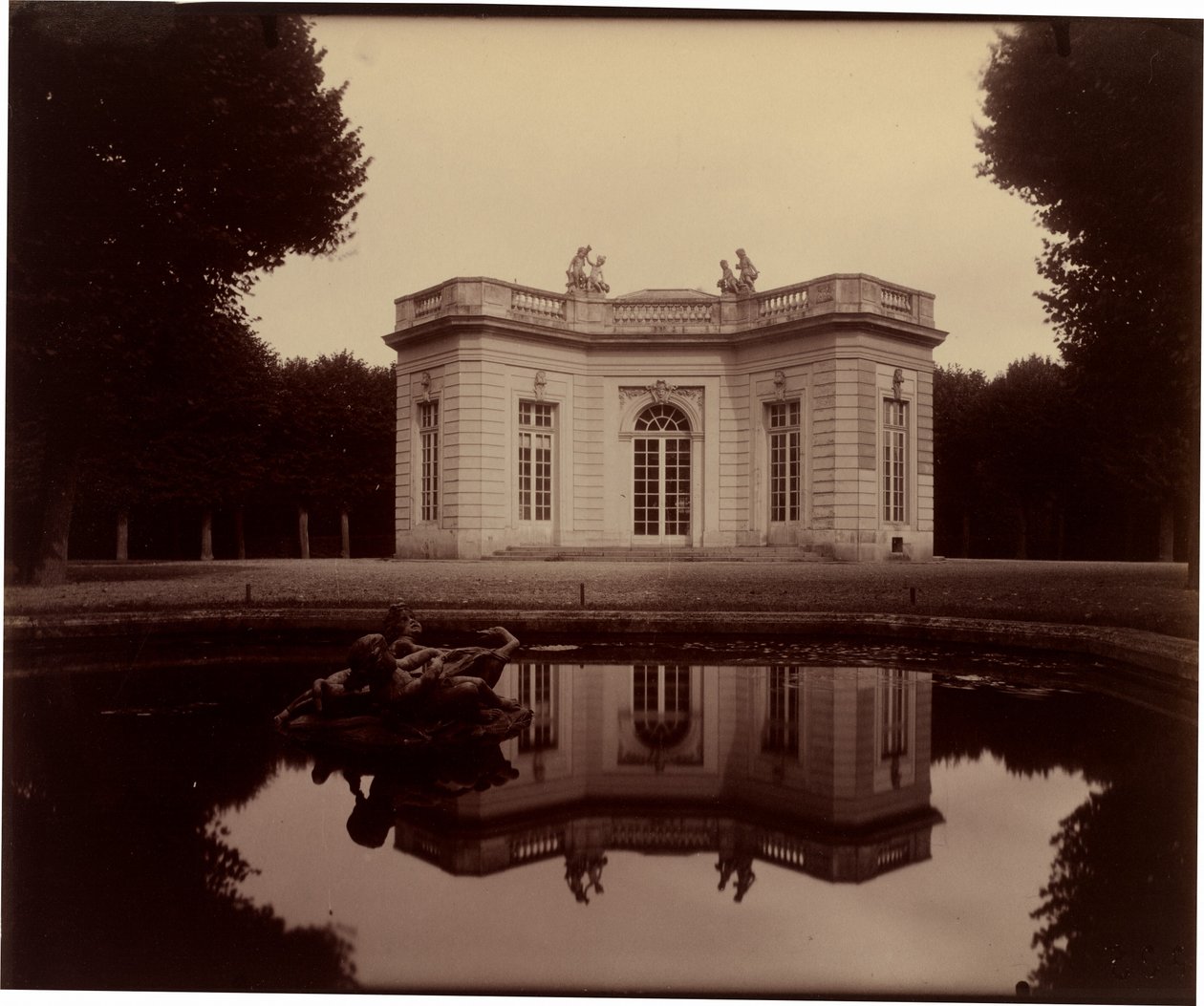 Trianon, Frans paviljoen,1923-1924 (foto) door Eugène Atget