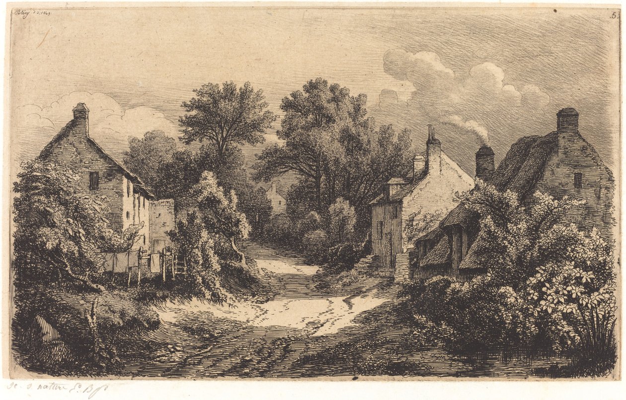 Le chemin de Garens door Eugene Bléry