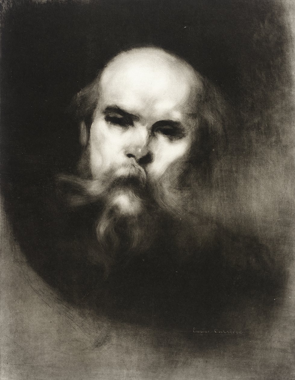 Portret van Paul Verlaine door Eugène Carrière