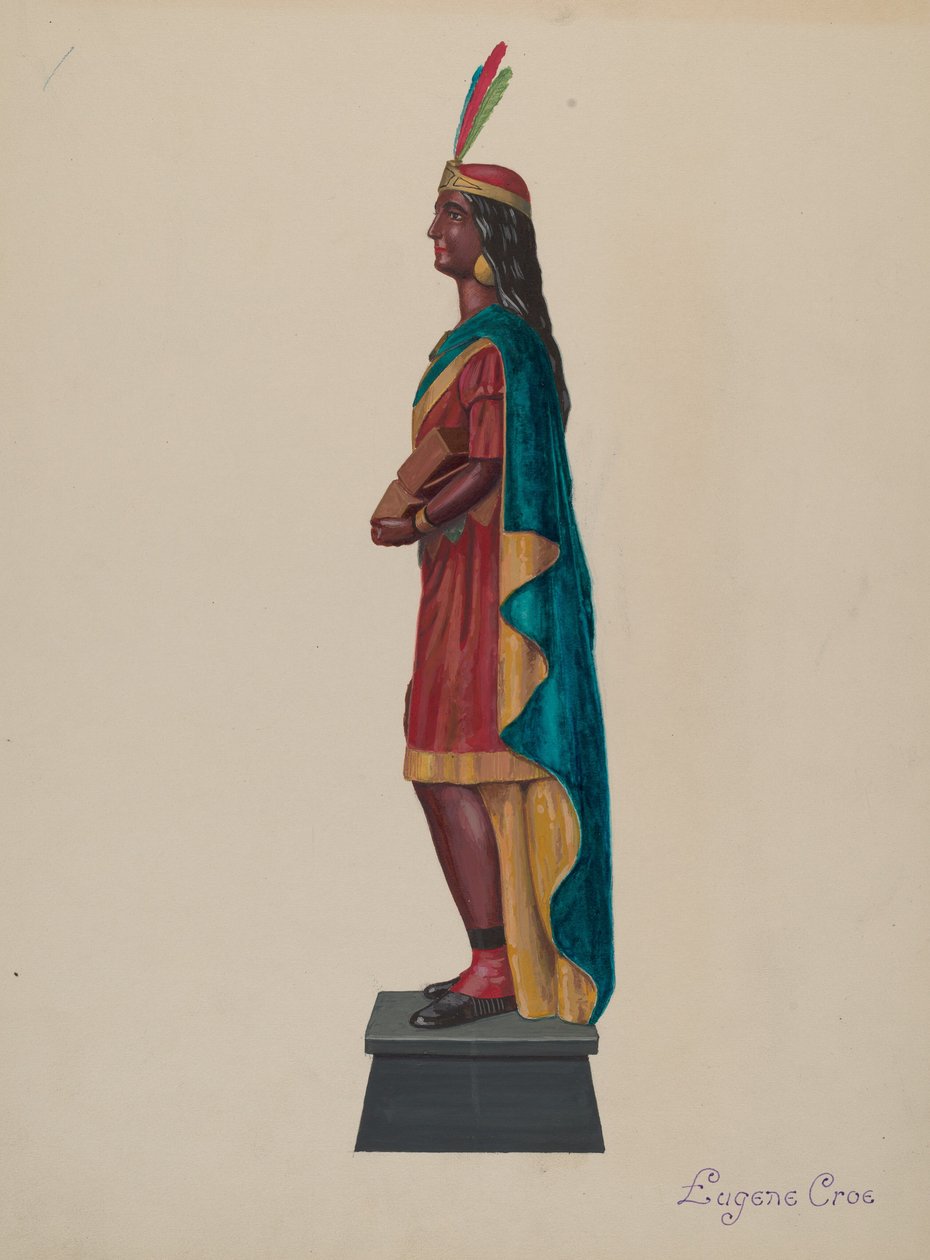 Sigarenwinkel Indiaan door Eugene Croe