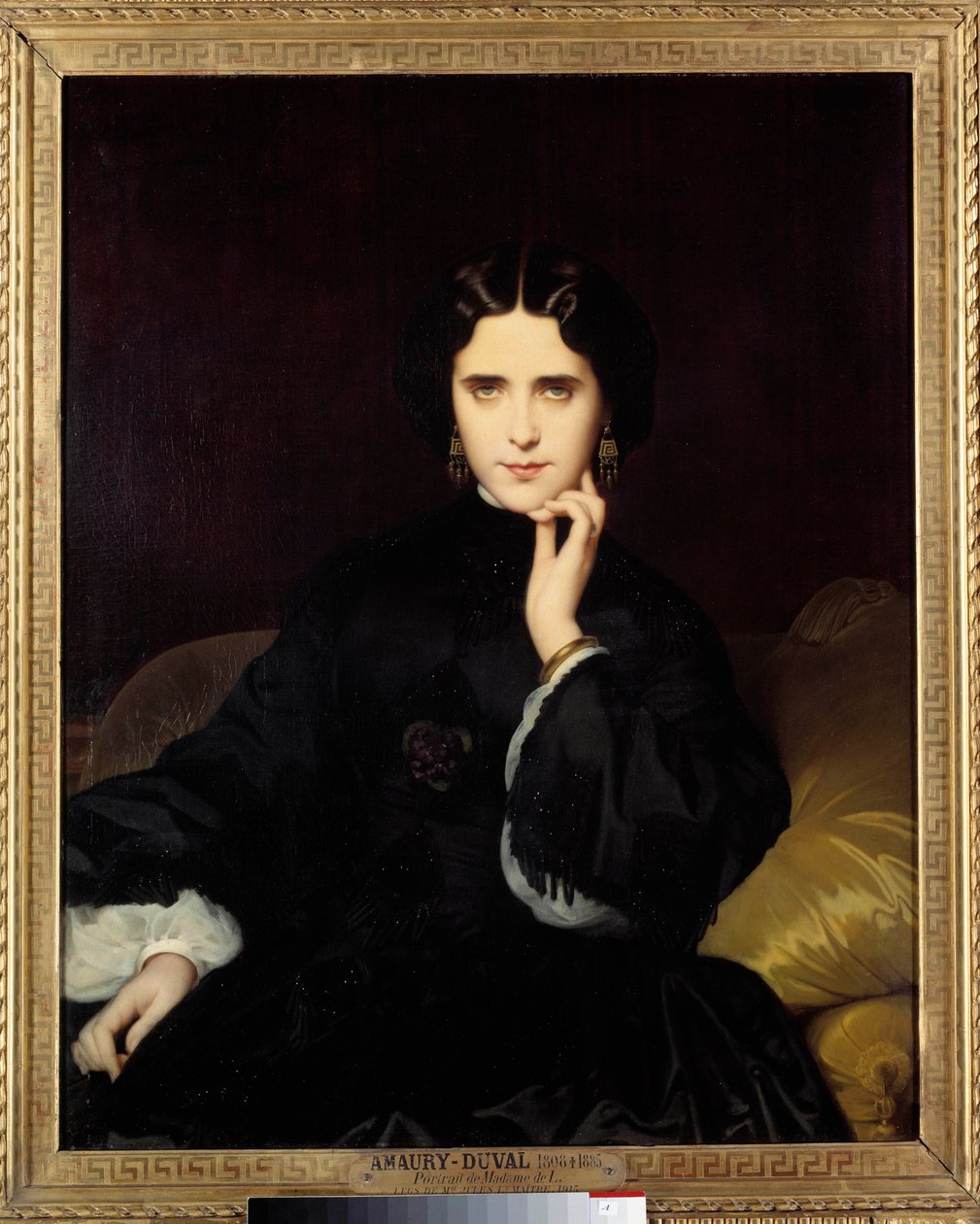 Portret van Madame de Loynes door Eugene Emmanuel Amaury Duval
