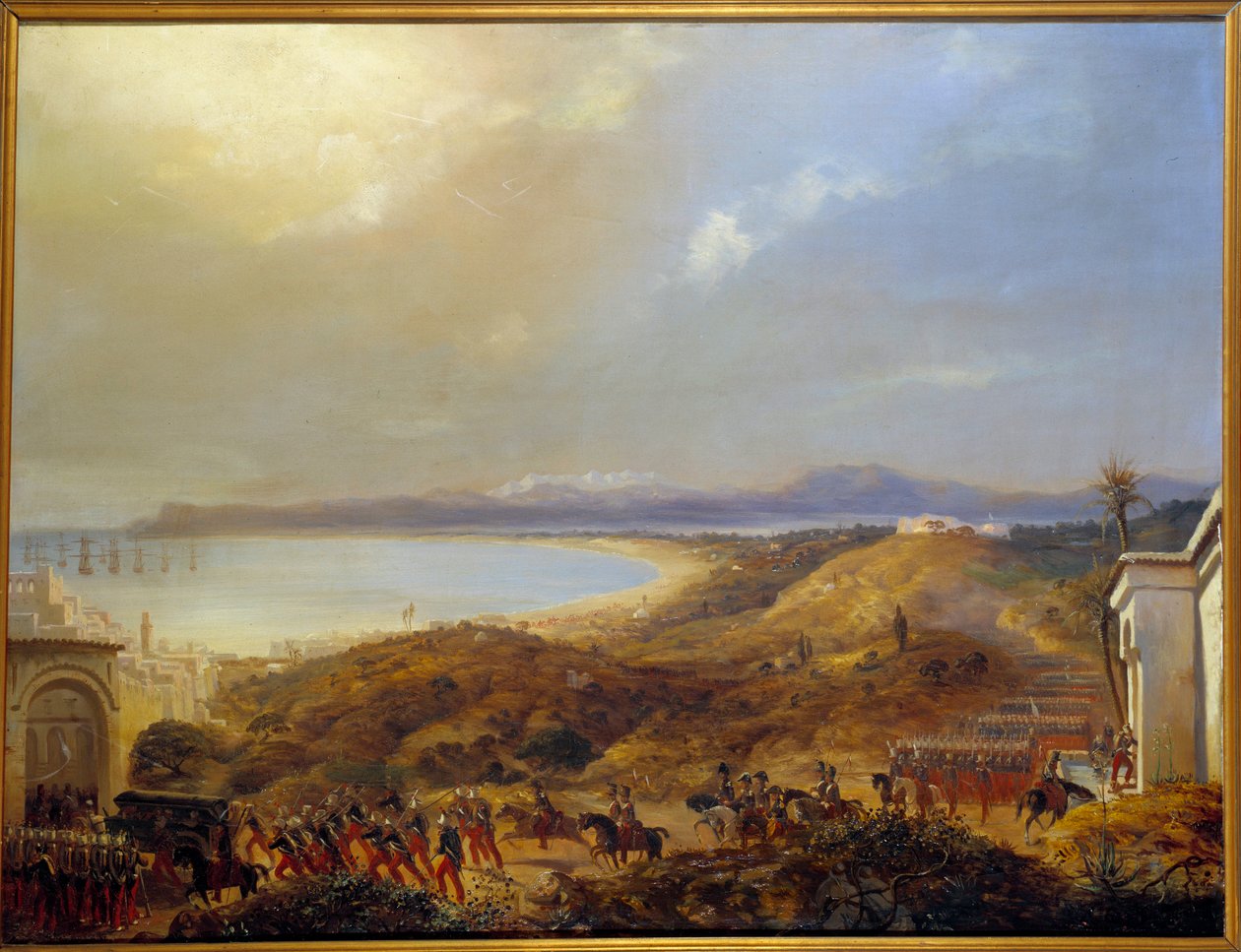 Het Franse leger betrad Algiers op 5 juli door Eugene Flandrin