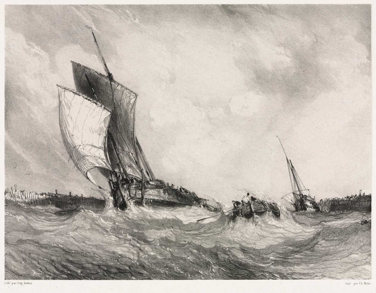 Zes Mariniers: Terugkeer naar de Haven door Eugene Isabey