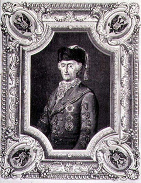 Portret van Catharina II de Grote in reisgewaad, gegraveerd door Stephane Pannemaker door Eugene Joseph (after) Viollat
