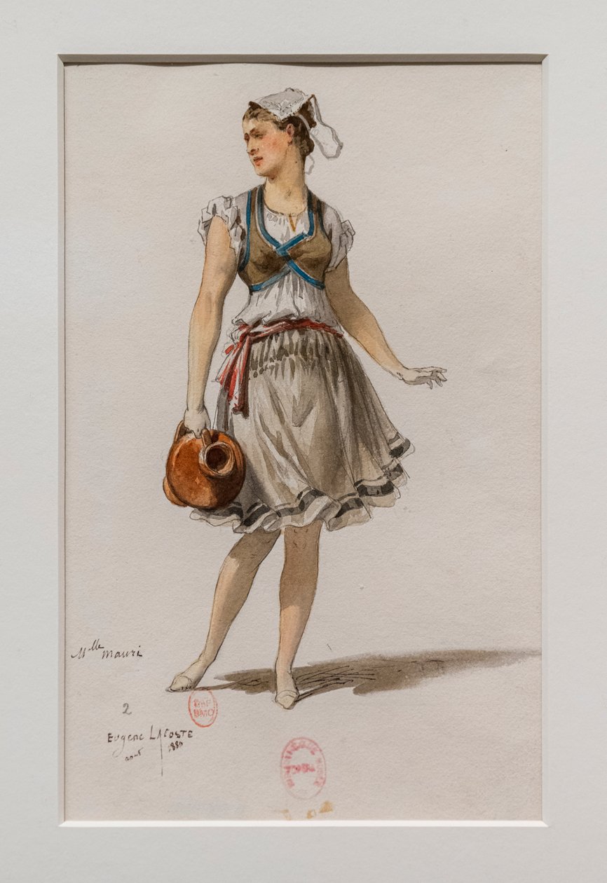 De Korrigane. Ballet van Charles-Marie Widor, kostuumontwerp door Eugene Lacoste