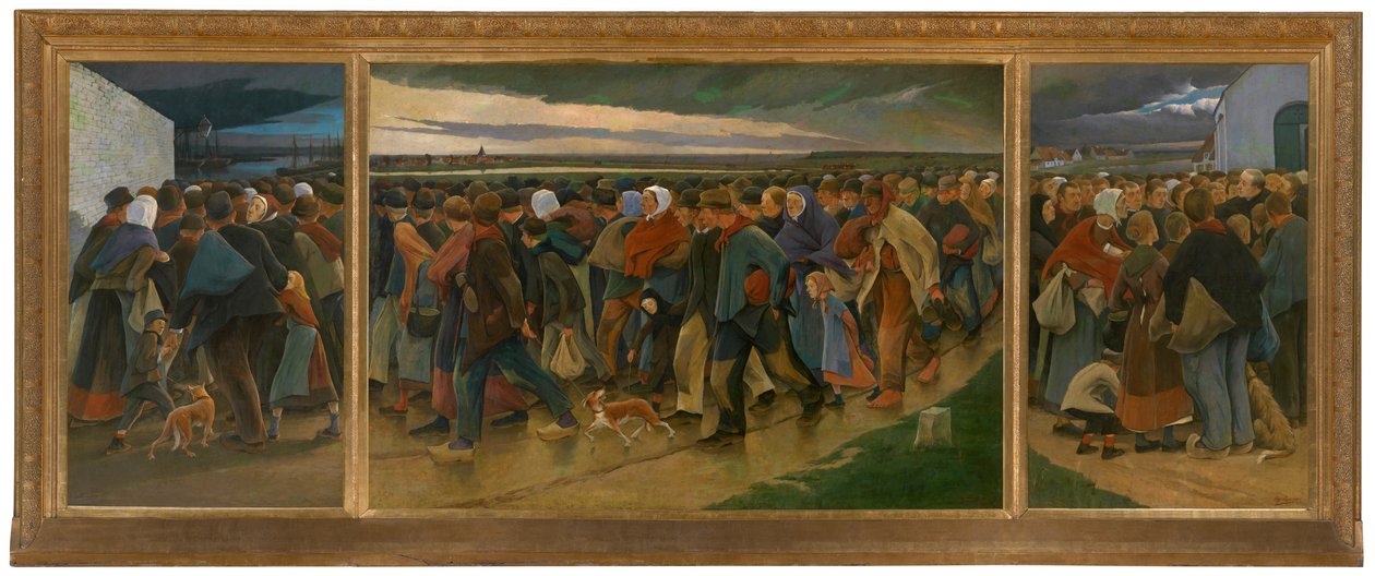 Emigranten door Eugene Laermans