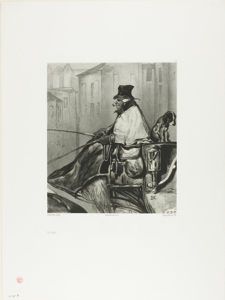 De koetsier door Eugene Leroux