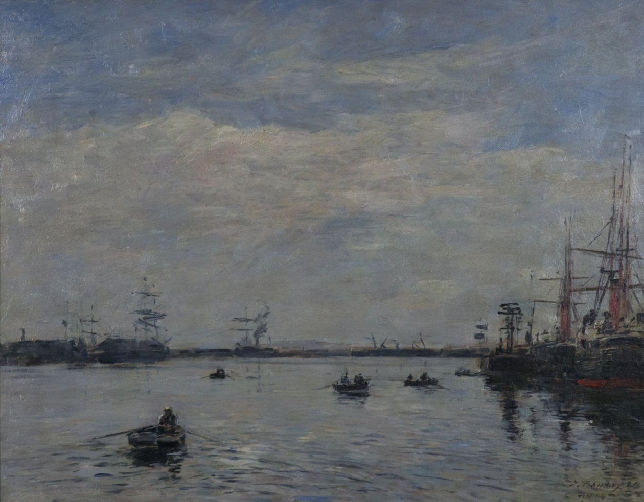 Le Havre, 1888 door Eugene Louis Boudin