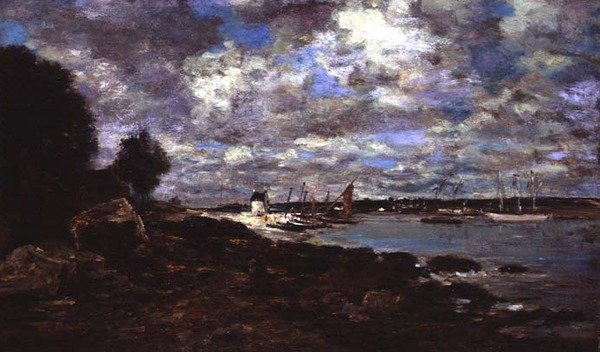 Plougastel-Daoulas door Eugene Louis Boudin