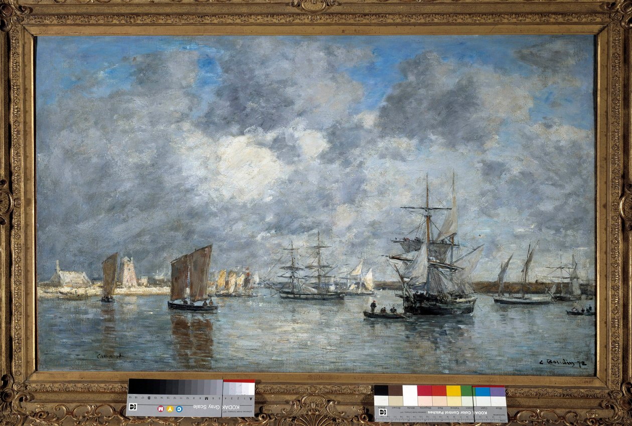 De Haven van Carnaret door Eugene Louis Boudin
