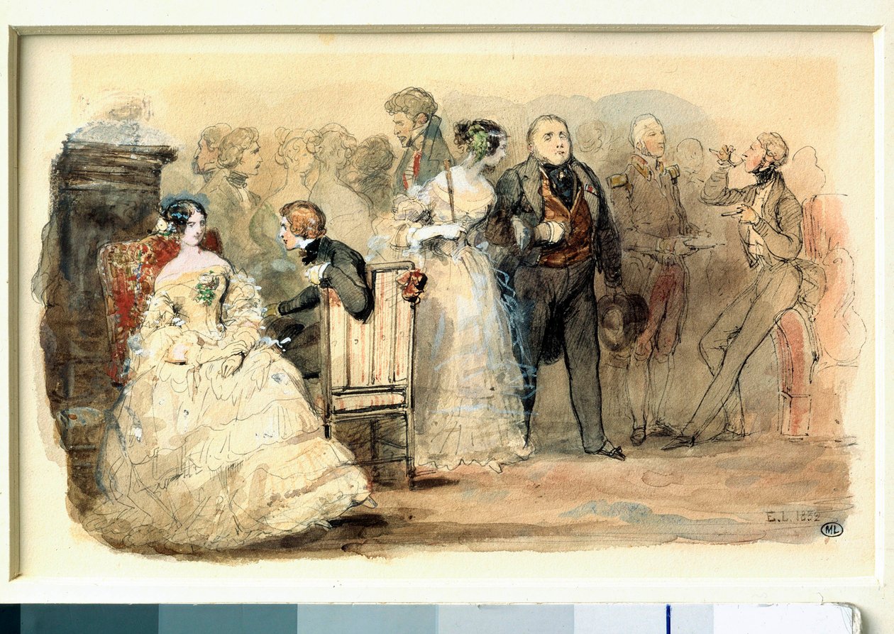 Een receptie onder Louis Philippe door Eugene Louis Lami