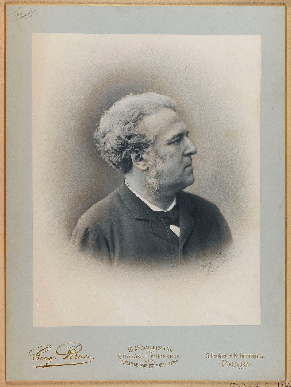 Porträt von Floquet (Charles Thomas), (1828-1896), Anwalt und Politiker door Eugene Pirou