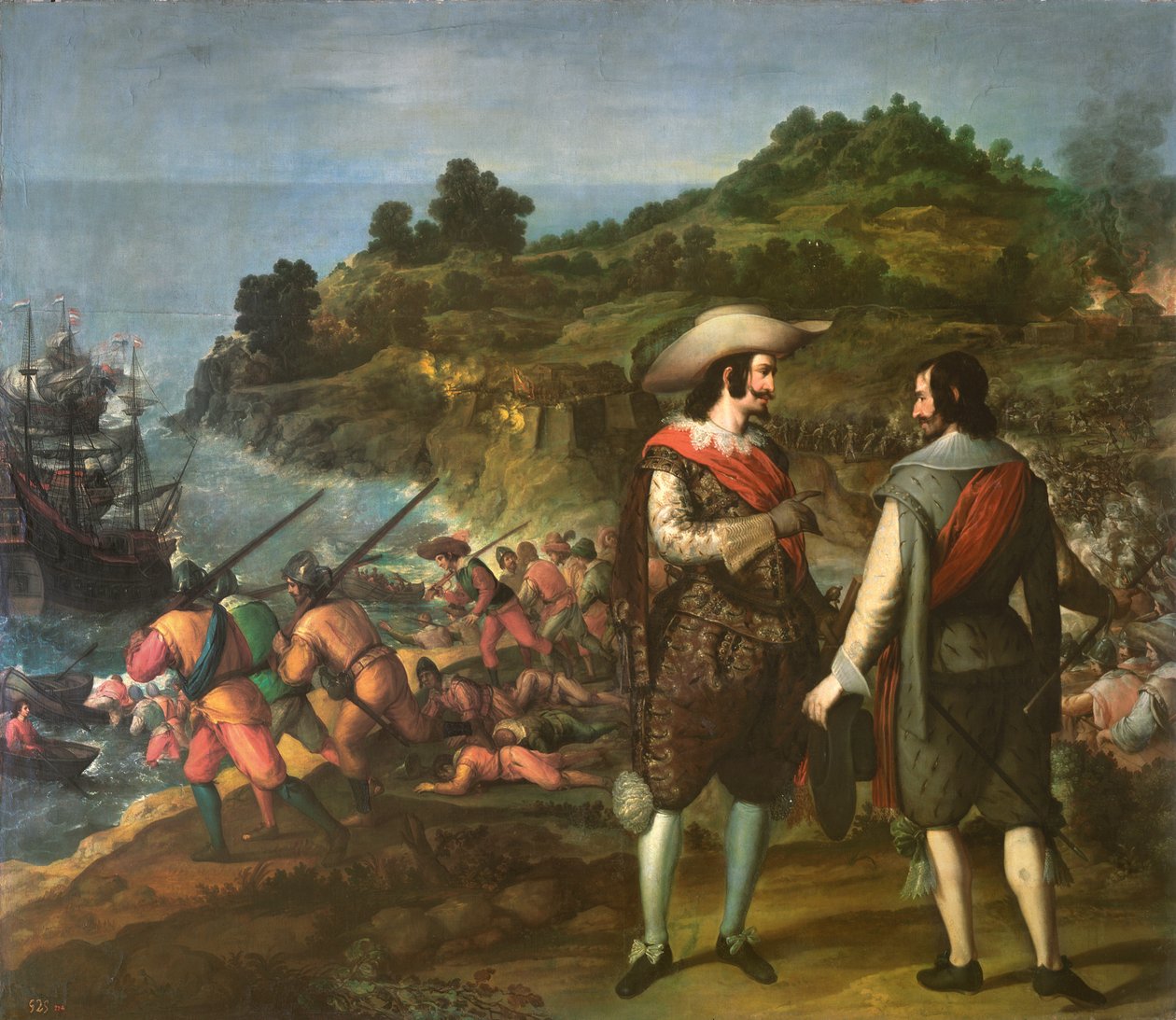 Het herstel van San Juan de Puerto Rico door Eugenio (attr.to) Cajes