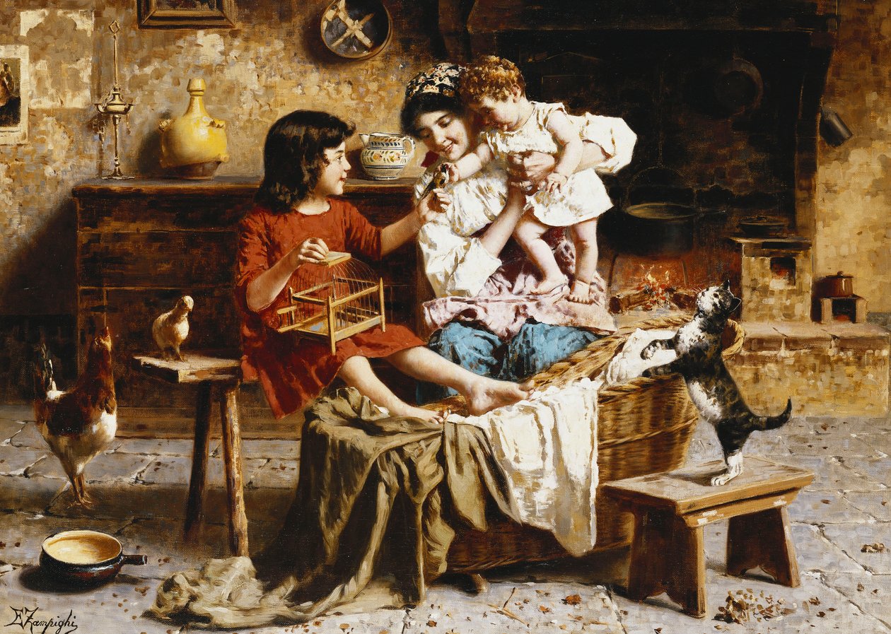 Baby Vermaken door Eugenio Zampighi