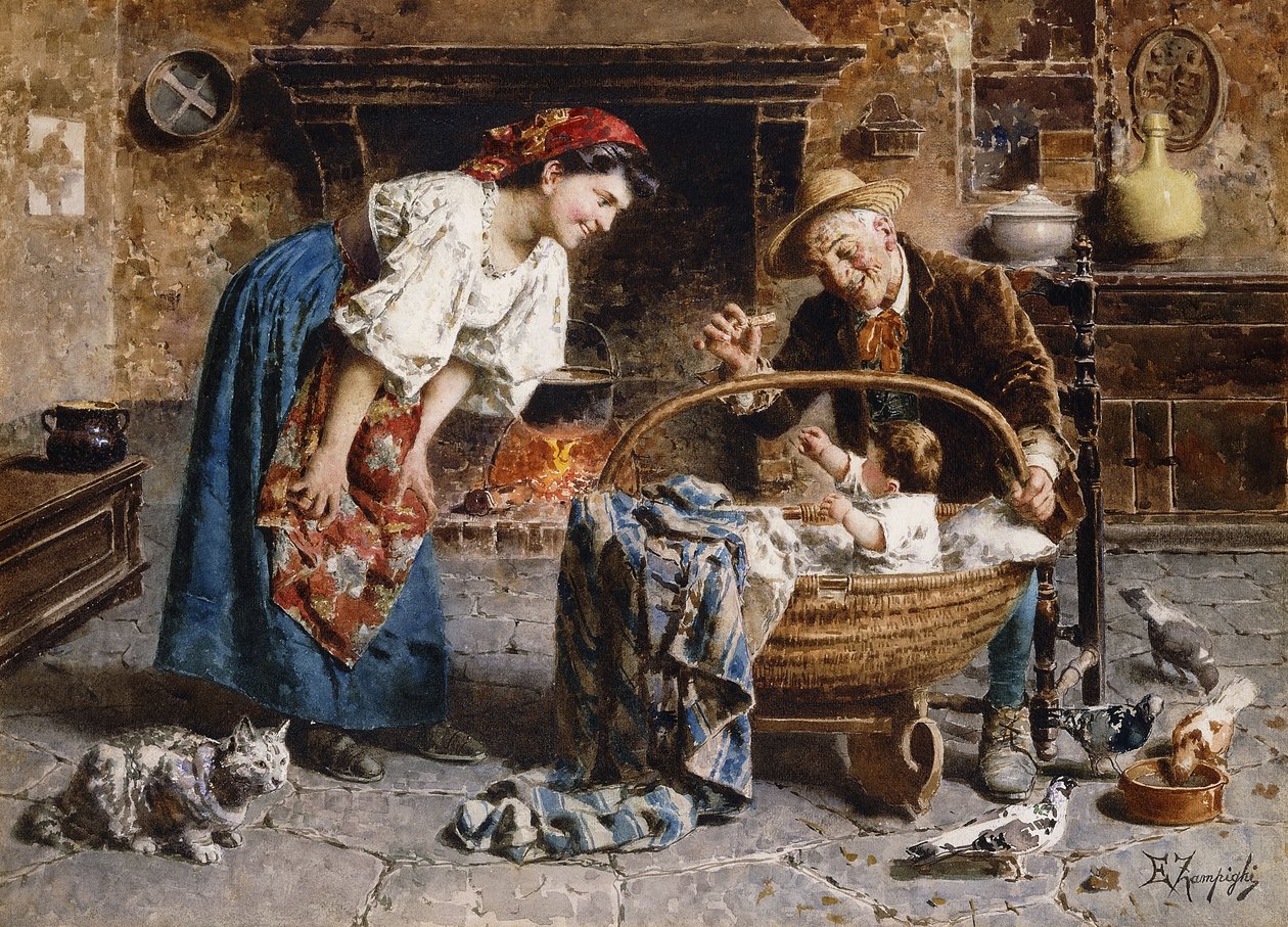 Het Middelpunt van de Aandacht door Eugenio Zampighi
