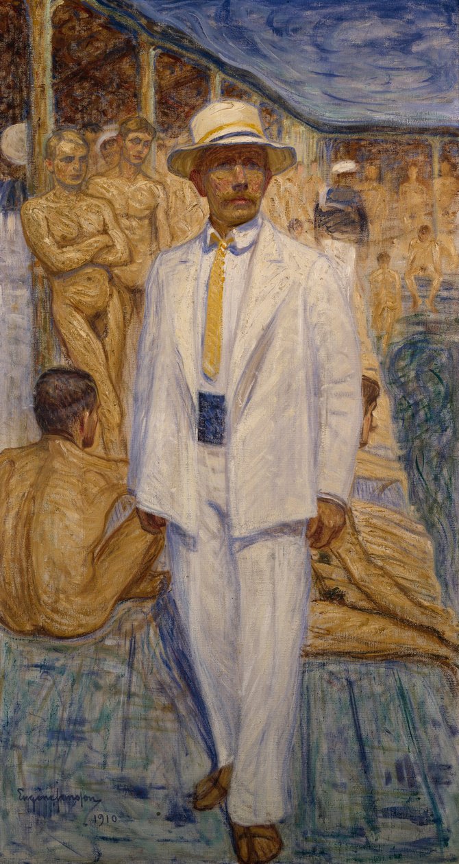 Zelfportret door Eugène Jansson