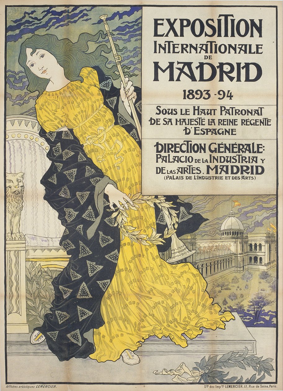 Exposition Internationale de Madrid door Eugene Grasset