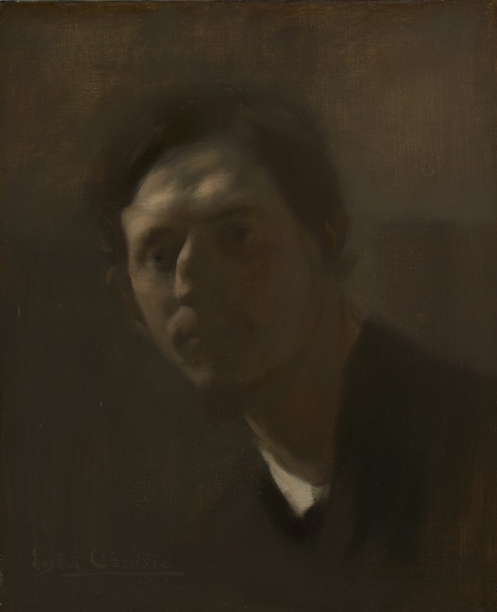 Armand Berton, ca. 1891 door Eugène Carrière