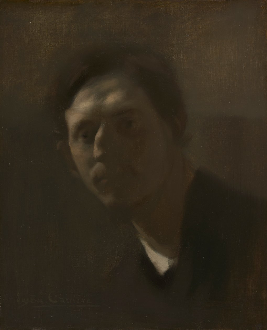 Armand Berton, ca. 1891 door Eugène Carrière