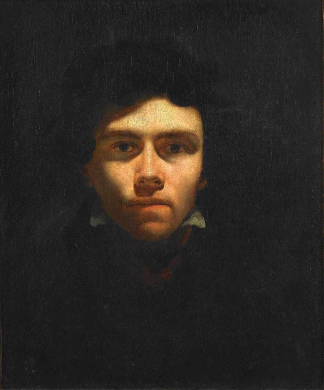 Zelfportret, ca. 1816 door Eugène Delacroix