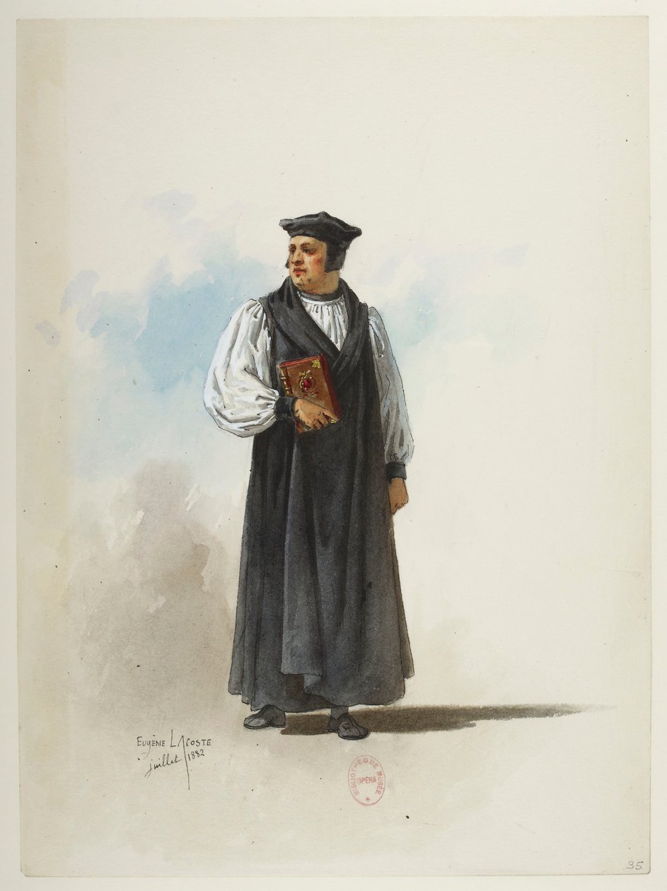 Btv1b84558104 35 - Saint-Saëns - Henry VIII - Maquettes de costumes - Lacoste - 35. Kostuum door Eugene Lacoste