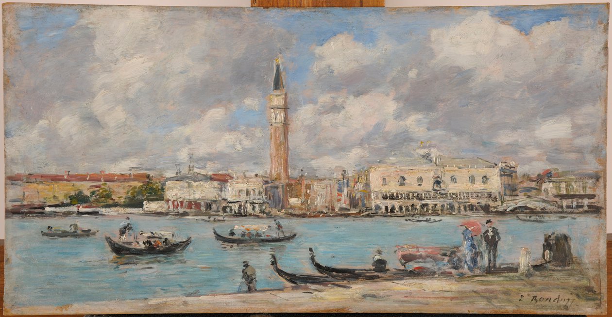 Venise. San Giorgio door Eugene Louis Boudin