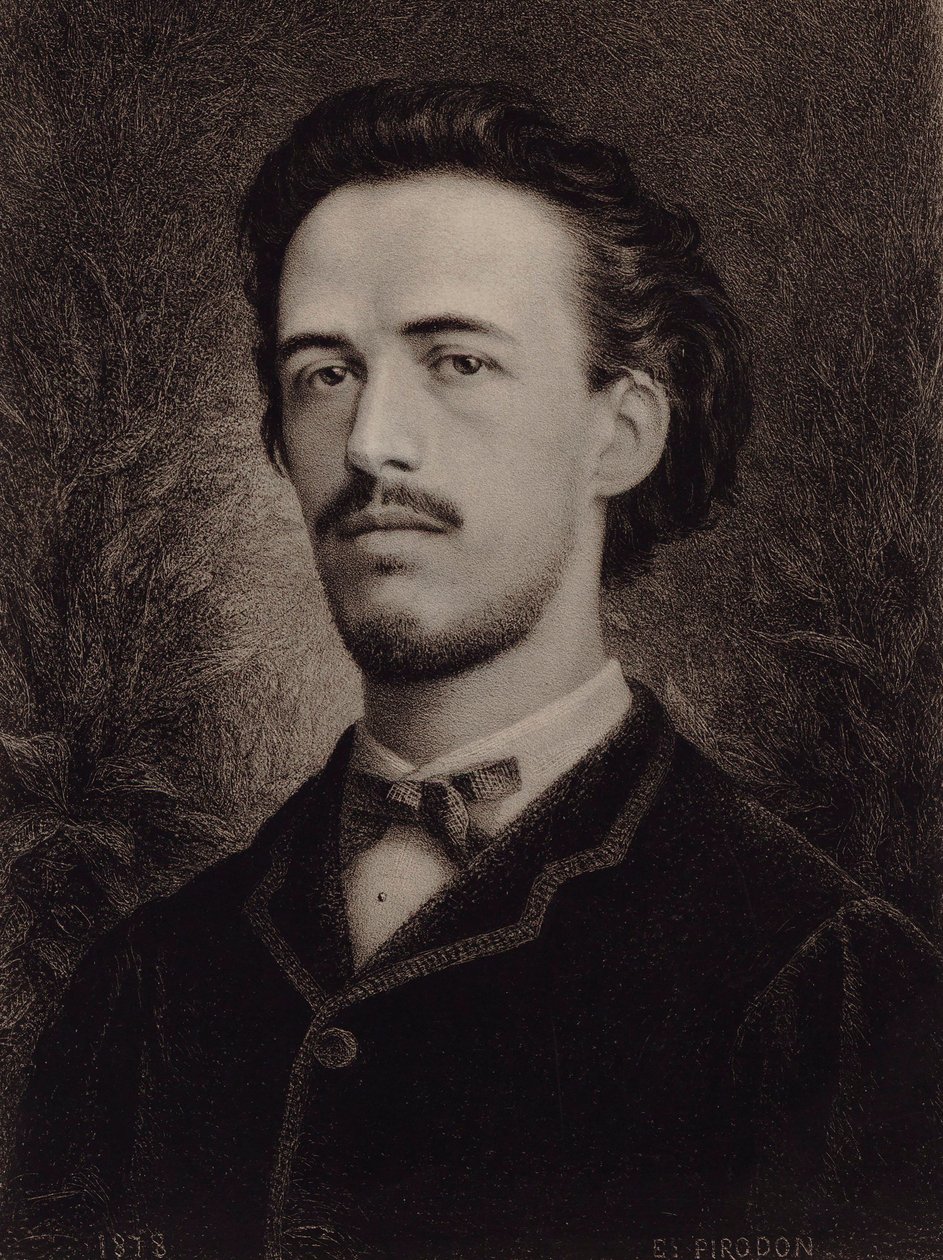 Portret van de componist Benjamin Godard 1849-1895 door Eugène Louis Pirodon