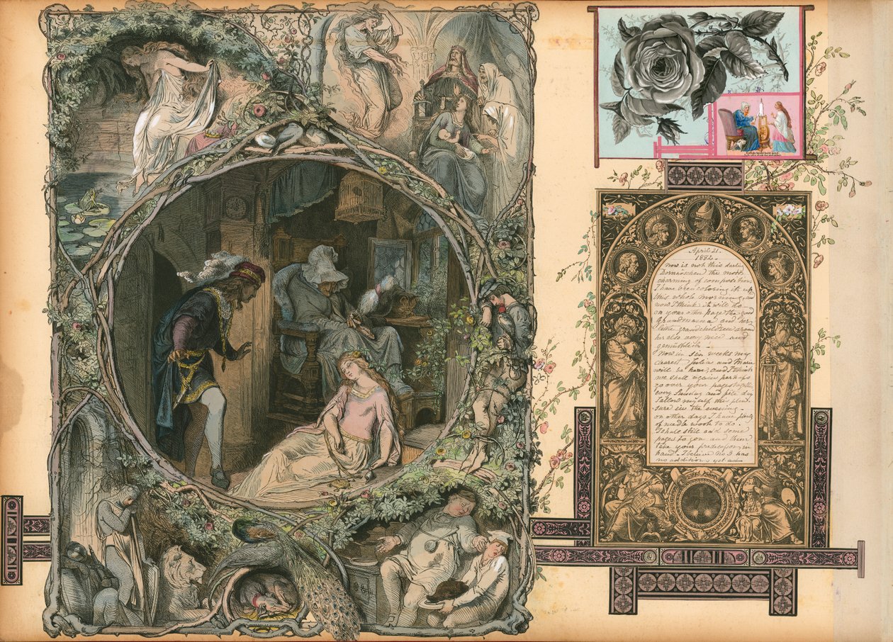 Pagina uit Sammelsurium Deel IV (gedrukt materiaal) door European School