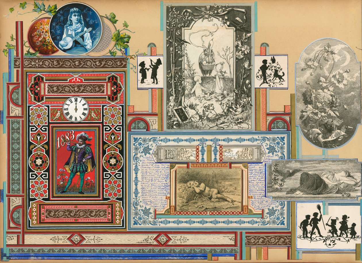 Pagina uit Sammelsurium Deel IX (gedrukt materiaal) door European School