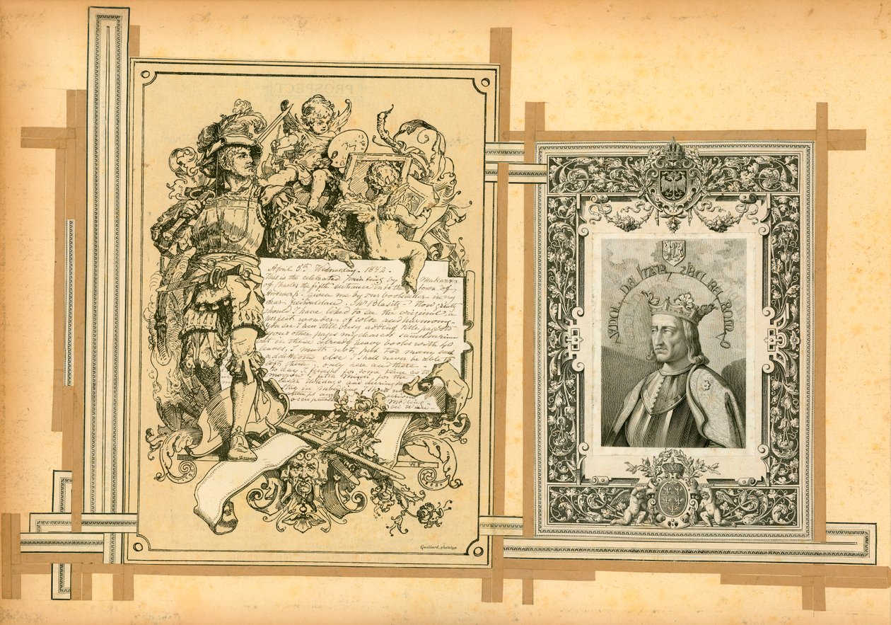 Pagina uit Sammelsurium Deel VIII (gedrukt materiaal) door European School