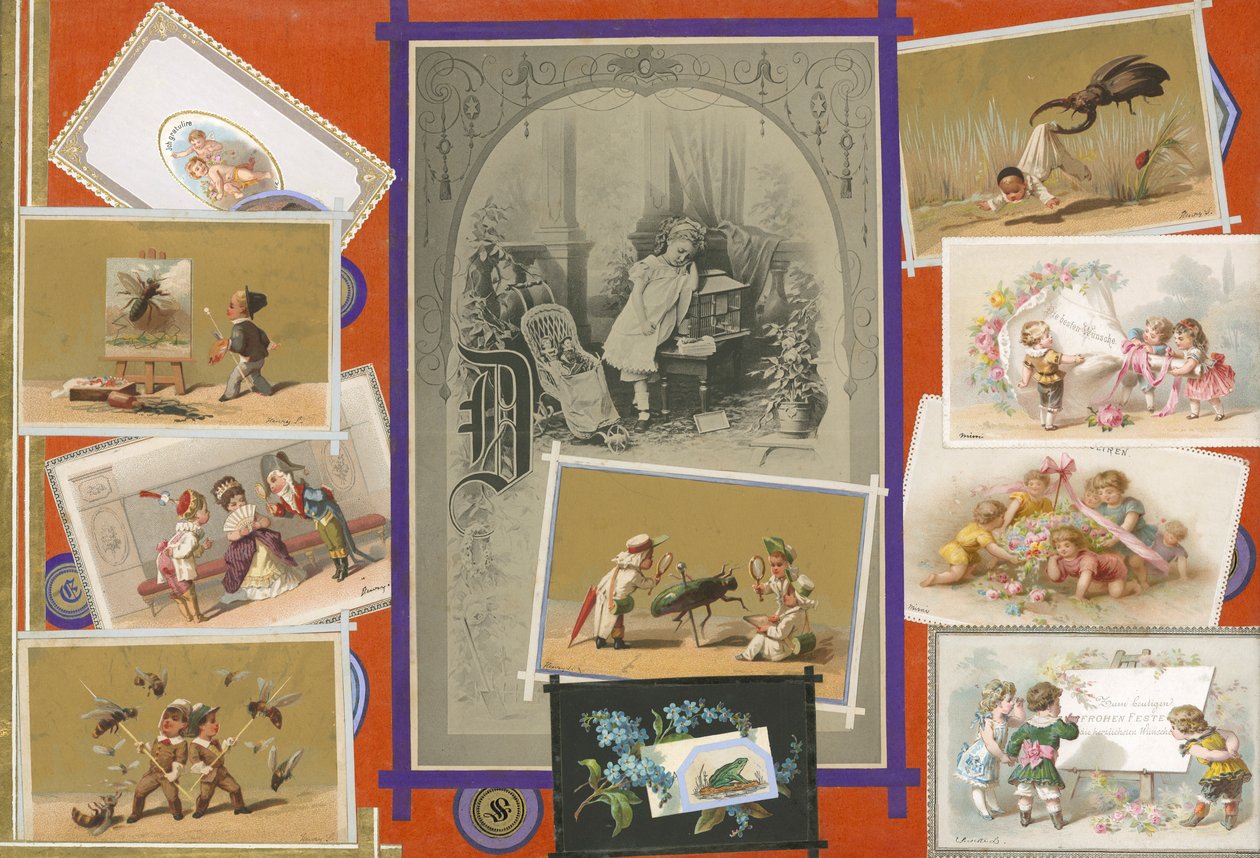 Pagina uit Sammelsurium Deel VI (gedrukt materiaal) door European School