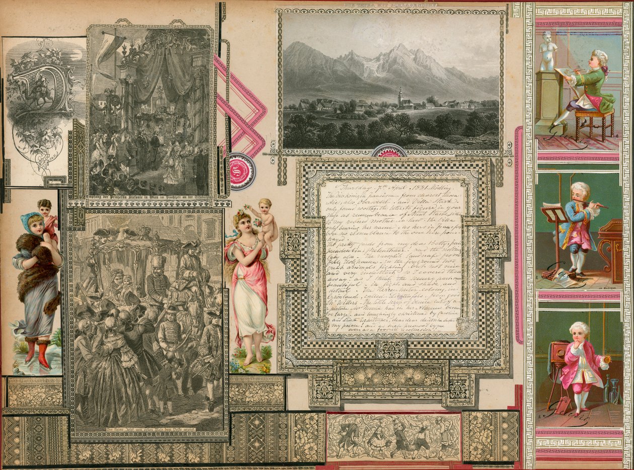 Pagina uit Sammelsurium Deel XI (gedrukt materiaal) door European School