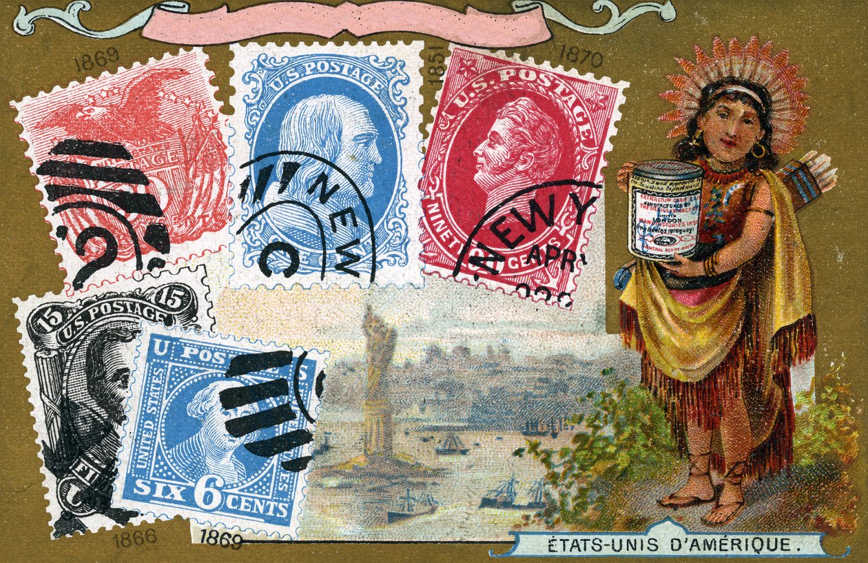 Postzegels van de Verenigde Staten van Amerika, 1897 door European School