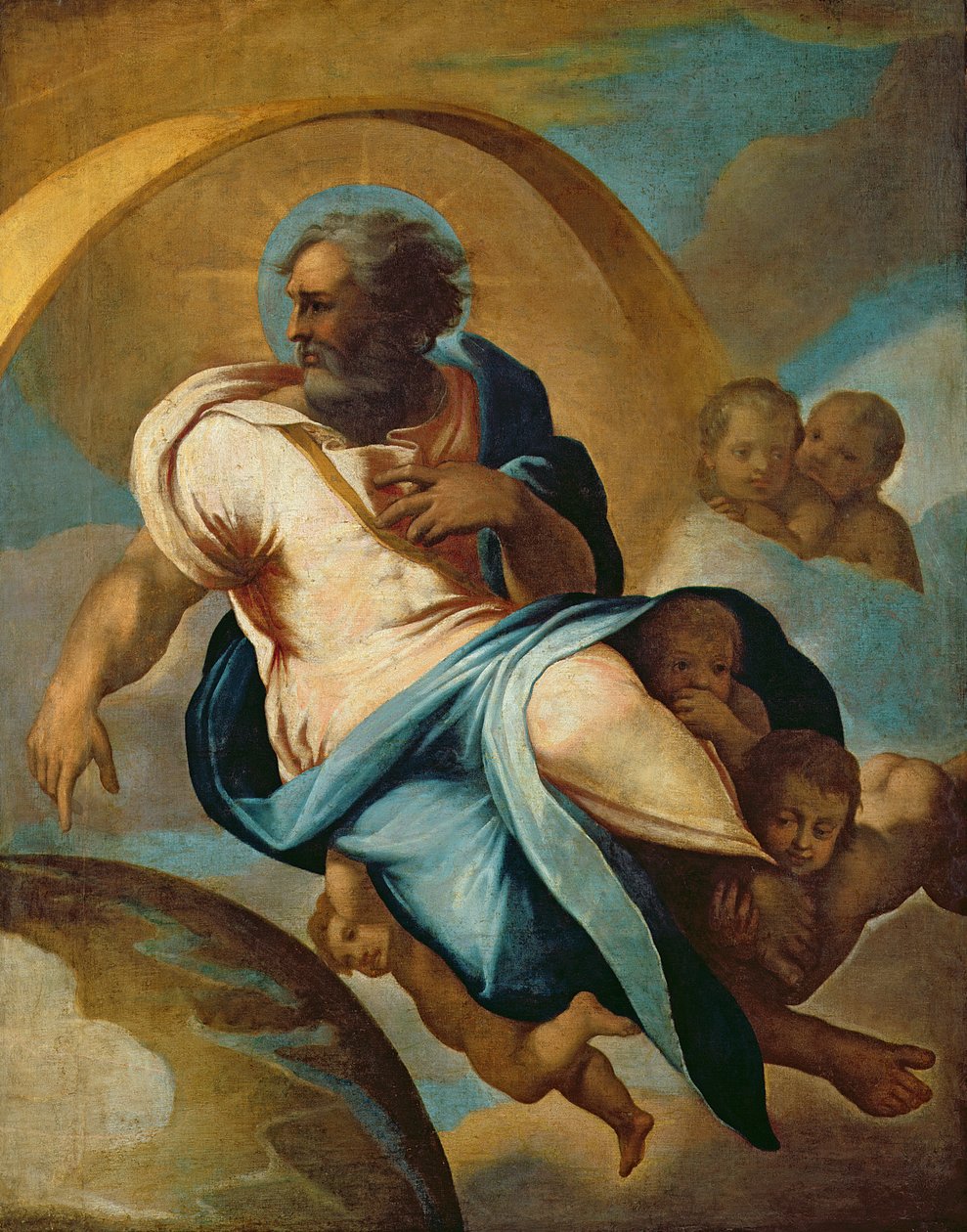 De Schepping van de Wereld door Eustache Le Sueur