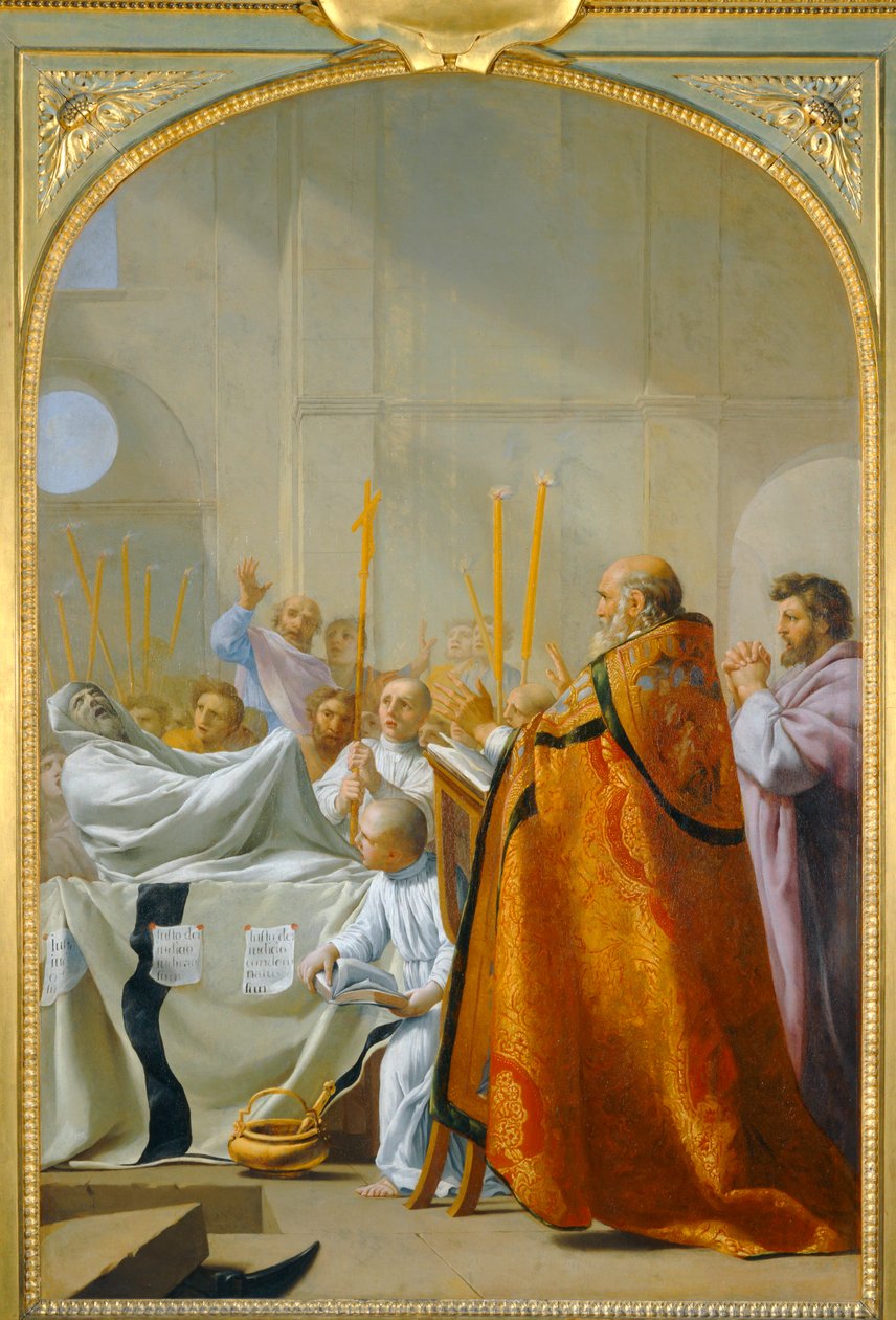 Raymond Diocrès antwoord na zijn dood - Raymond Diocrès antwoord na zijn dood ... door Eustache (studio of) Le Sueur