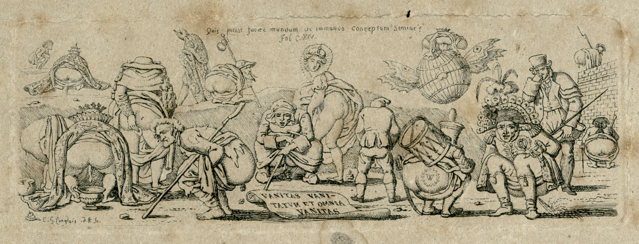 IJdelheid der ijdelheden, alles is ijdelheid, na 1800 door Eustache Hyacinthe Langlois