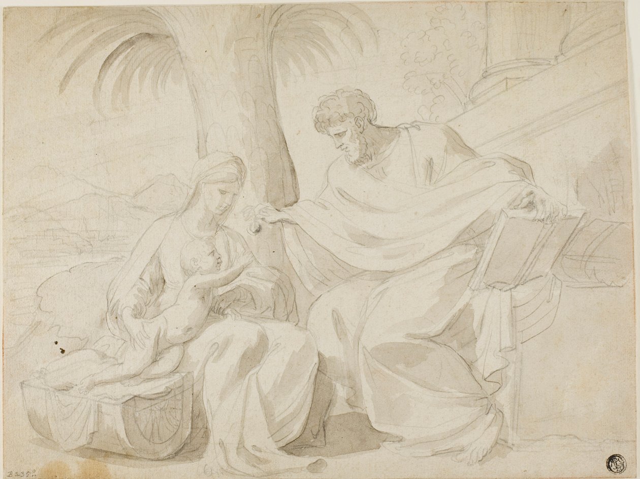 Heilige Familie door Eustache Le Sueur
