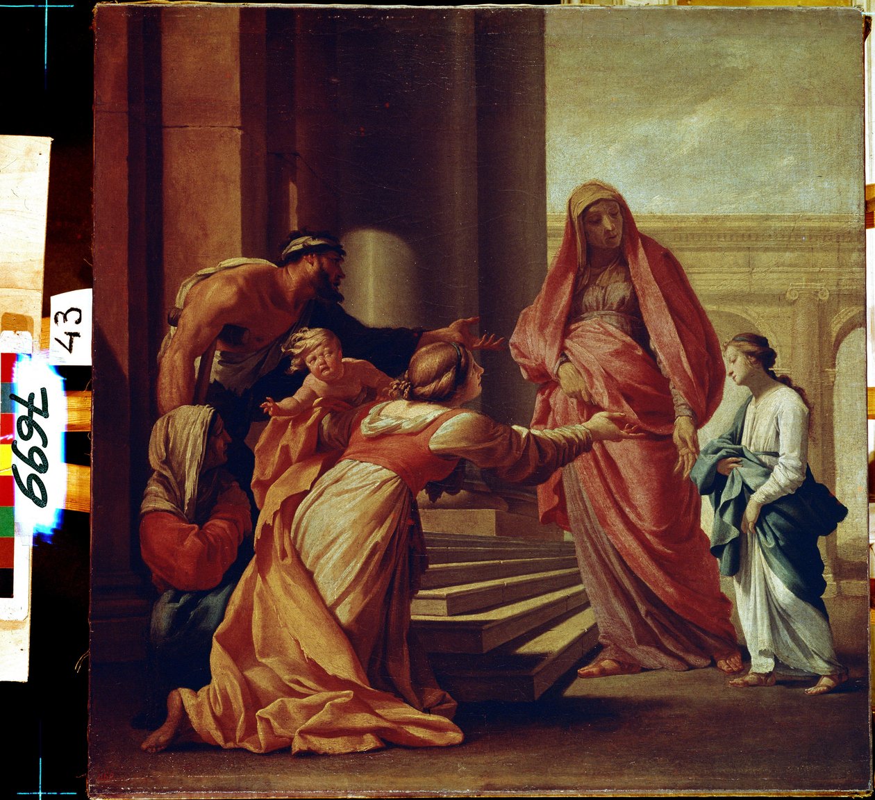 De presentatie van de Heilige Maagd Maria door Eustache Le Sueur