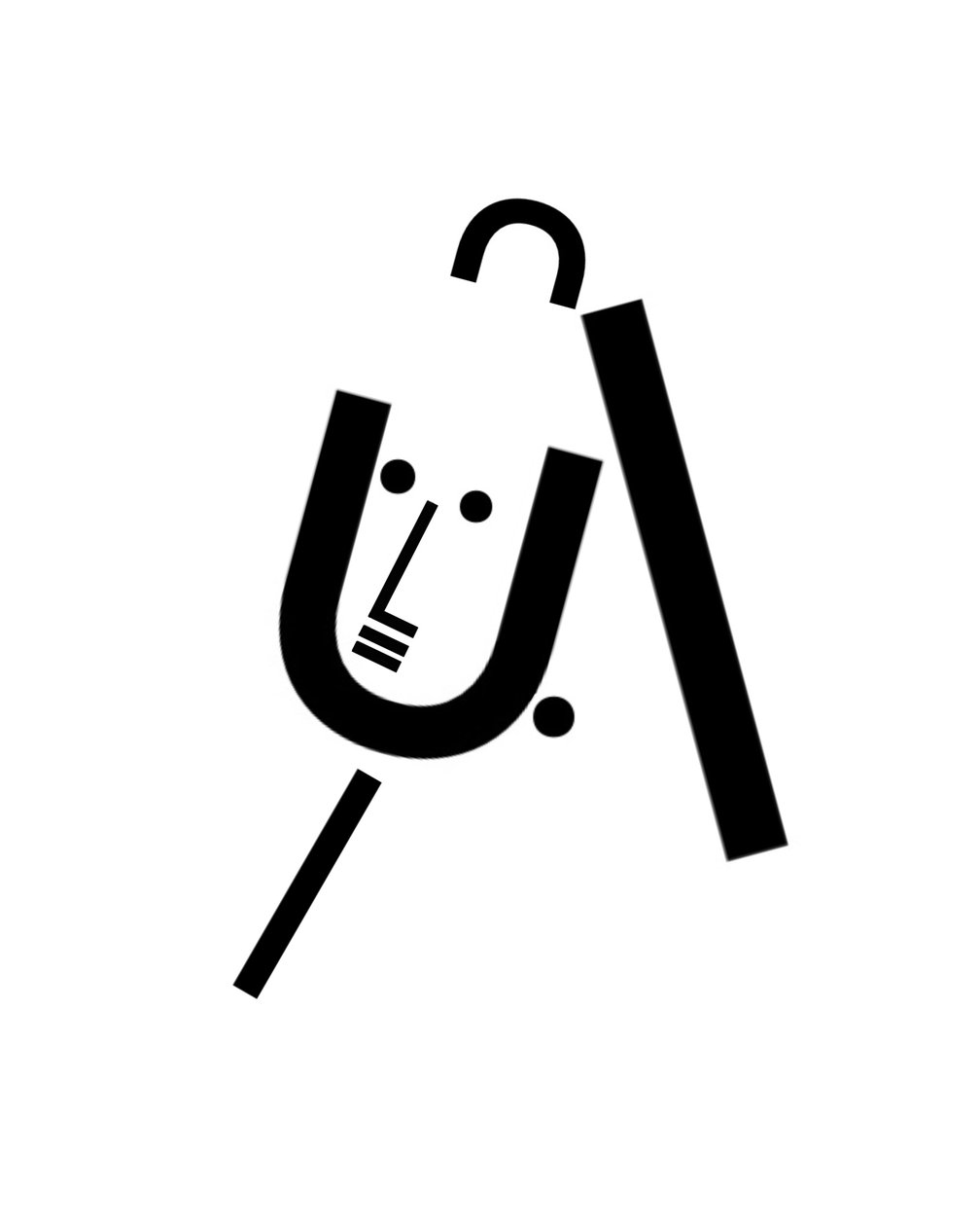 "Meisje met de parel" gemaakt met typografie (digitale kunst) door Evan Sklar