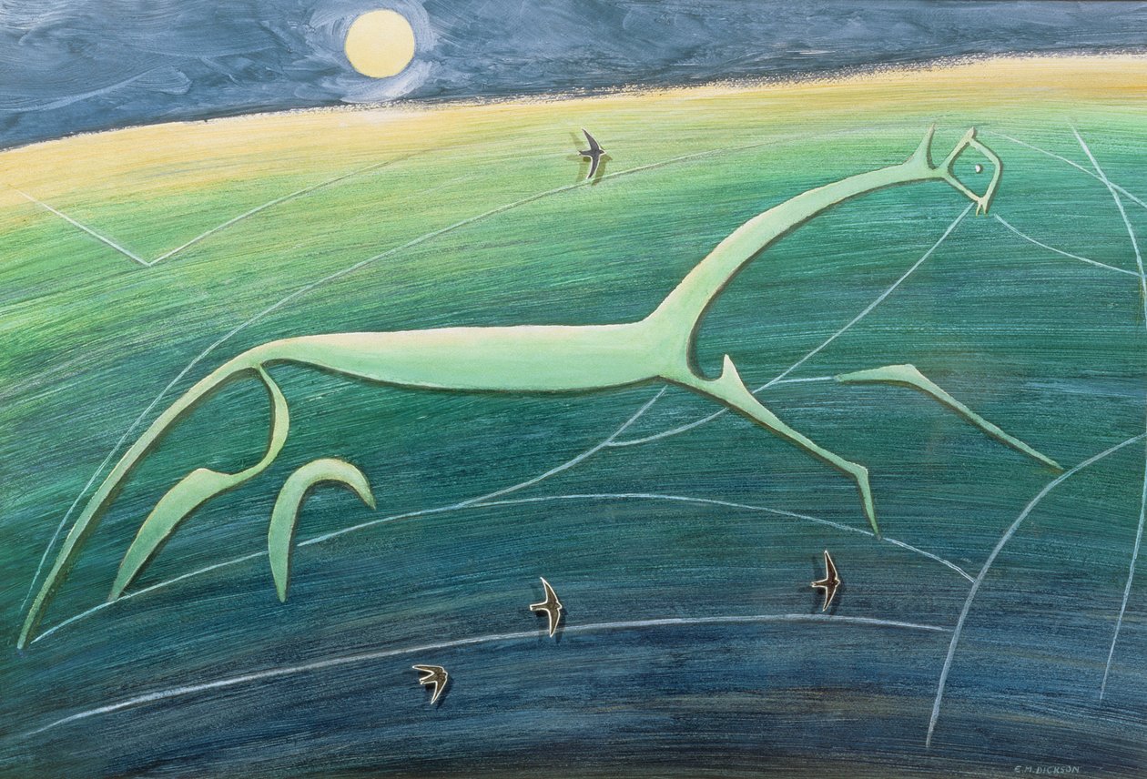 White Horse Hill, Uffington door Evangeline Dickson