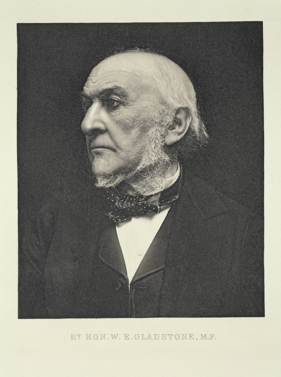 De Rt. Hon. William Gladstone (1809-98), MP, 1890 door Eveleen Myers
