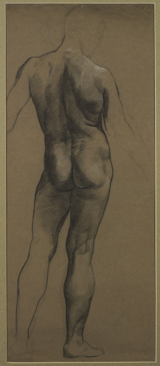 Mannelijke naaktstudie door Evelyn De Morgan