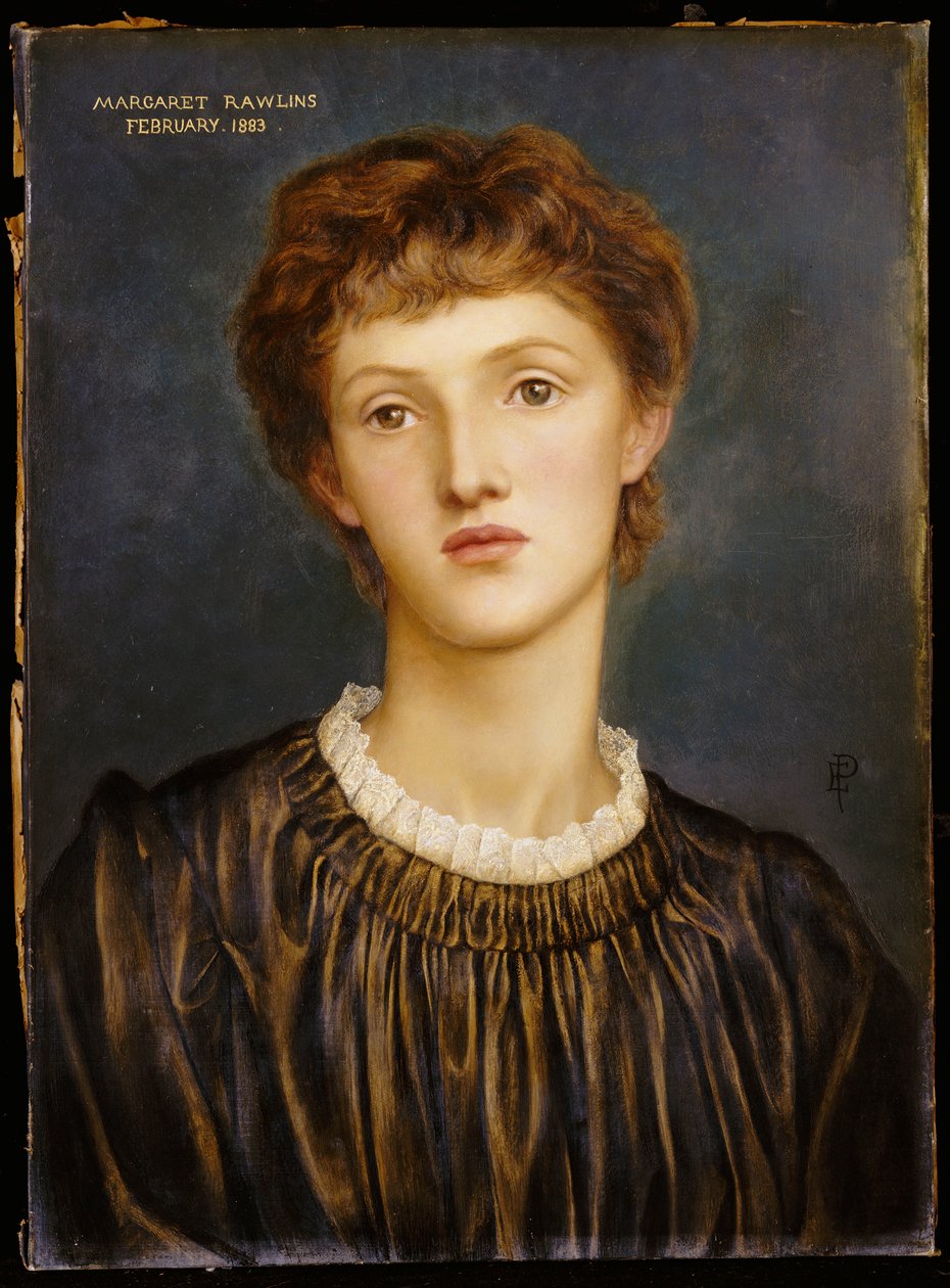 Portret van Margaret Rawlins, 1883 door Evelyn De Morgan