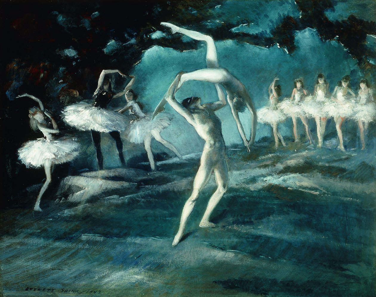 Het Ballet door Everett Shinn