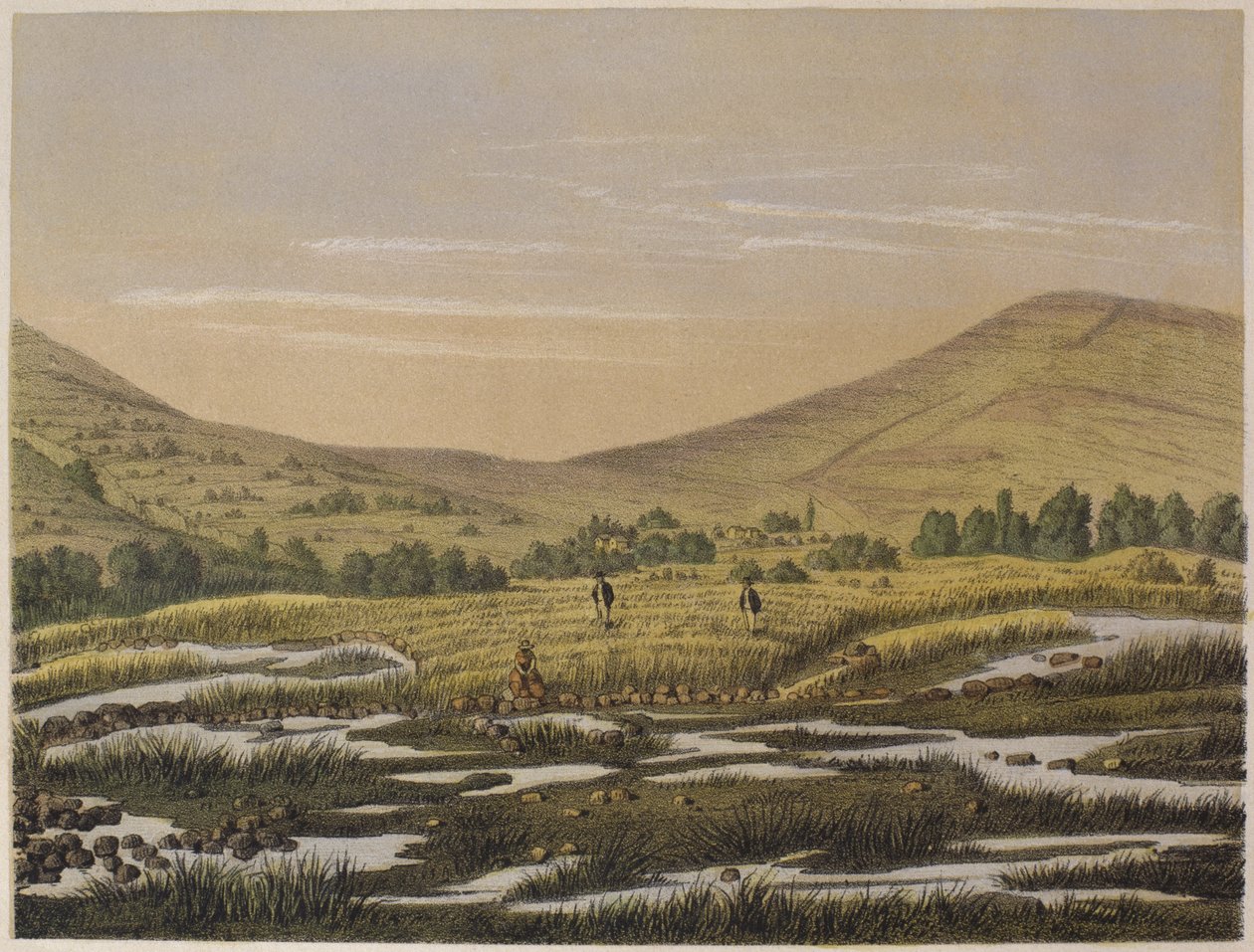 Thermische wateren van Cajamarca, illustratie uit 