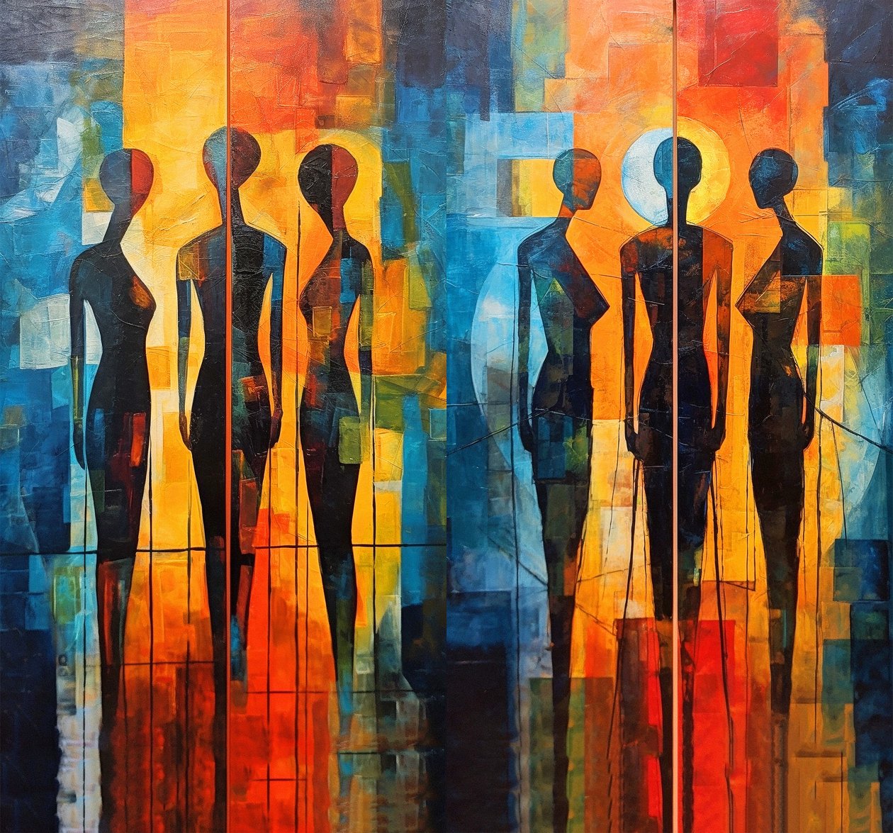 Menselijke silhouet tekening door F. Abderrahim